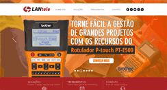 Desktop Screenshot of lantele.com.br